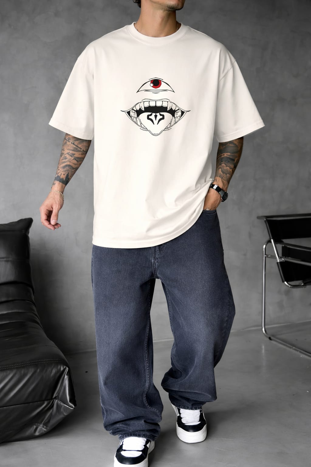 Ryomen Sukuna | King of Curses Premium Oversized Graphic Tee