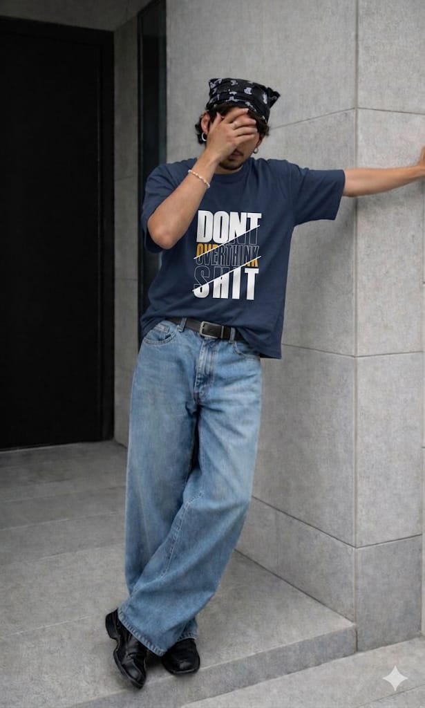 DONT OVERTHINK SHIT | Designer-Style Parody Tee