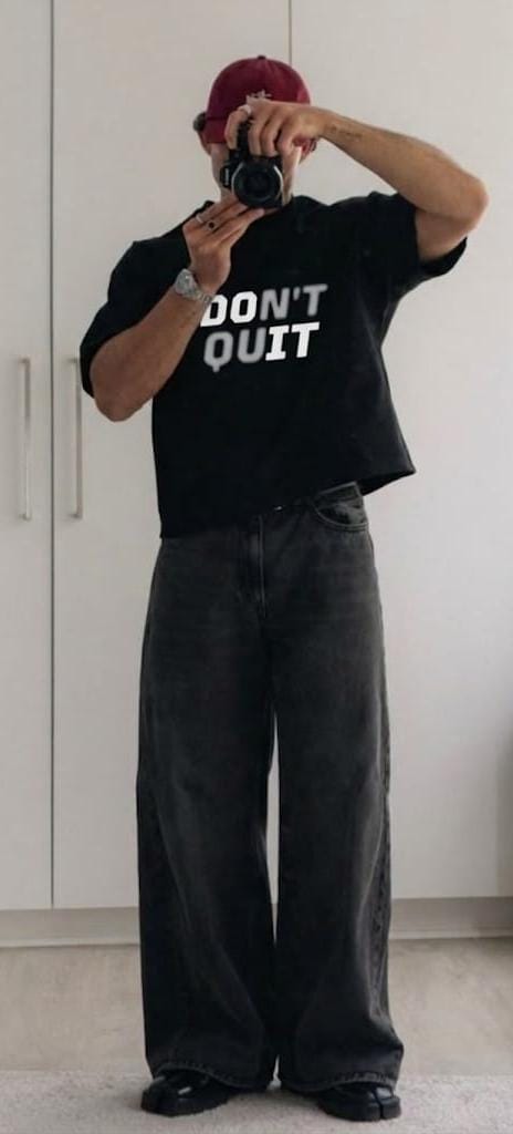 "DON'T QUIT" (DO IT) Designer-Inspired Parody Tee