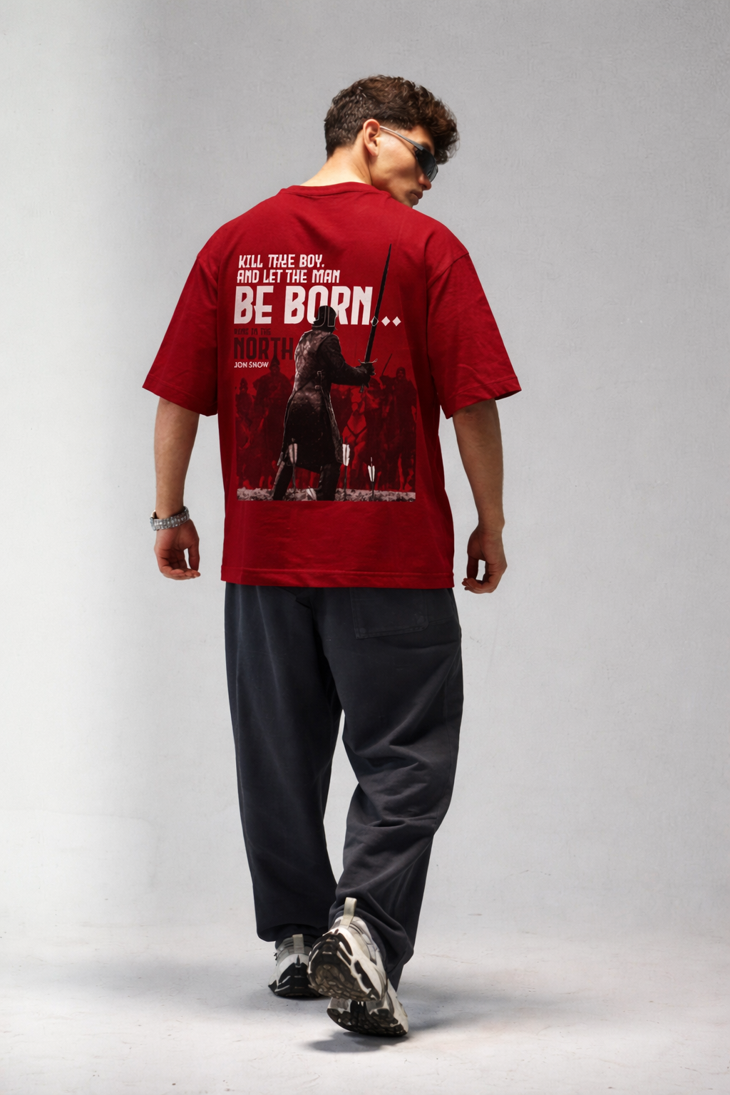 Jon Snow "Kill the Boy" | Game of Thrones Premium Oversized Graphic Tee